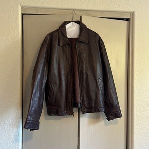 100% leather jacket - men’s